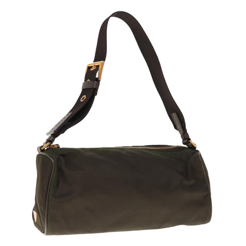 PRADA Shoulder Bag Nylon Khaki  65808