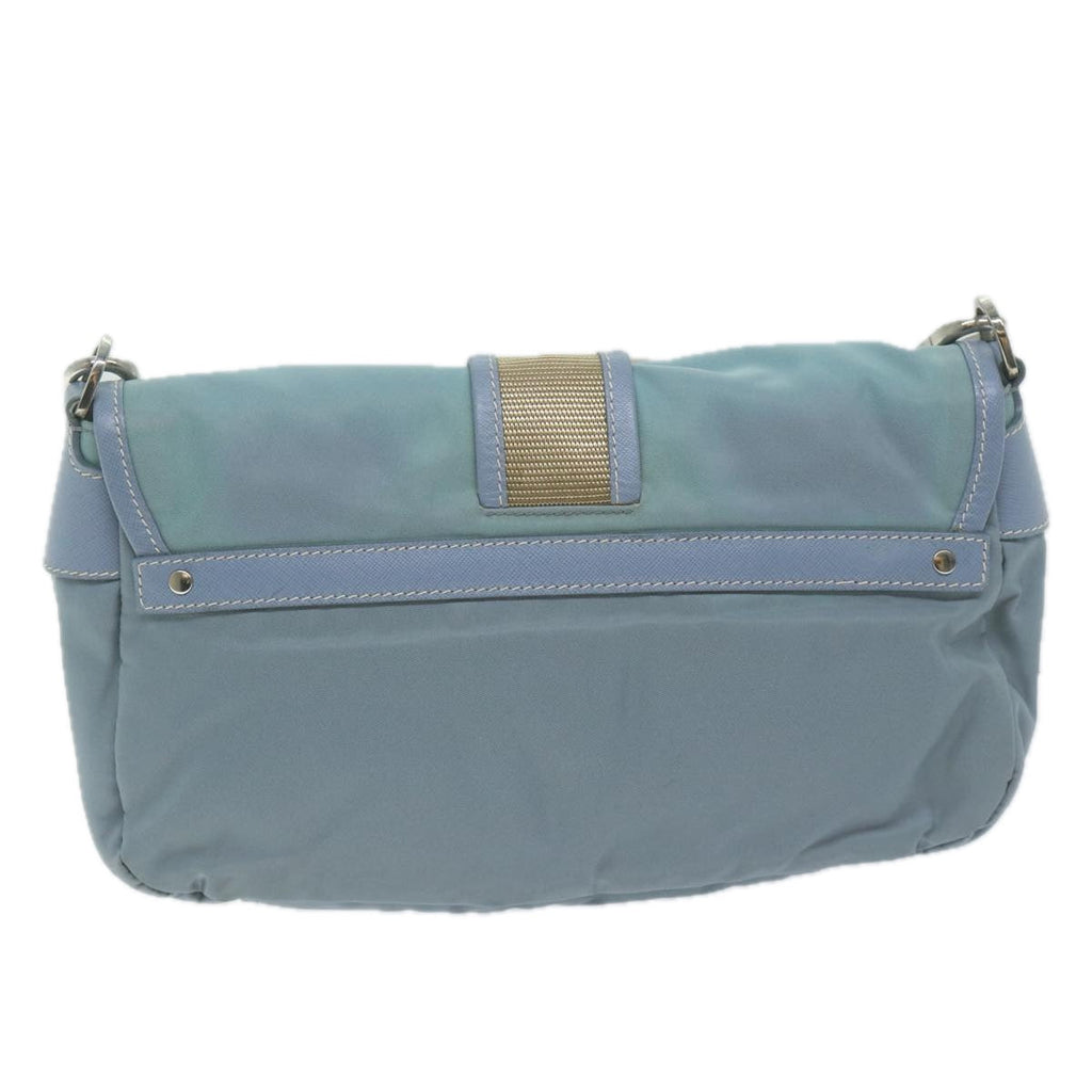 PRADA Shoulder Bag Nylon Light Blue  65827