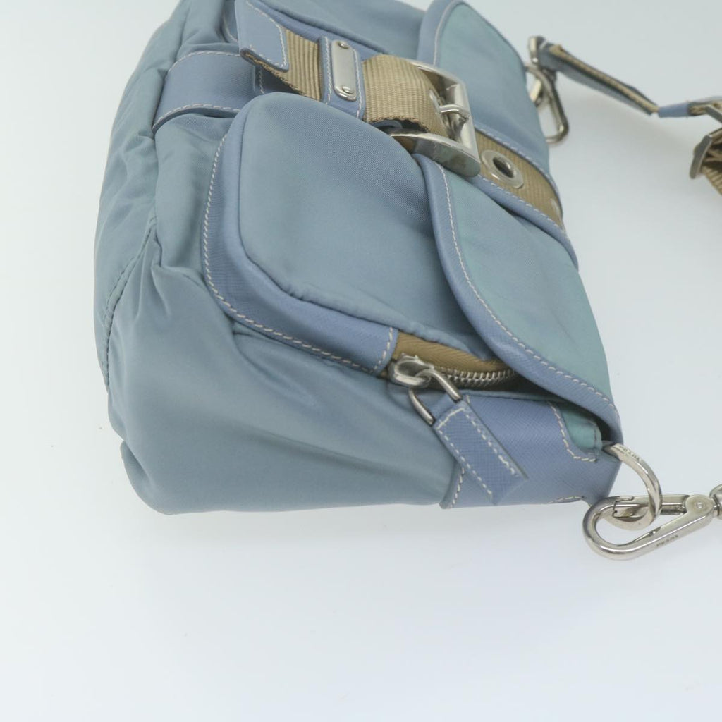 PRADA Shoulder Bag Nylon Light Blue  65827