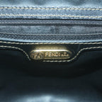FENDI Zucca Canvas Hand Bag Black Brown65831