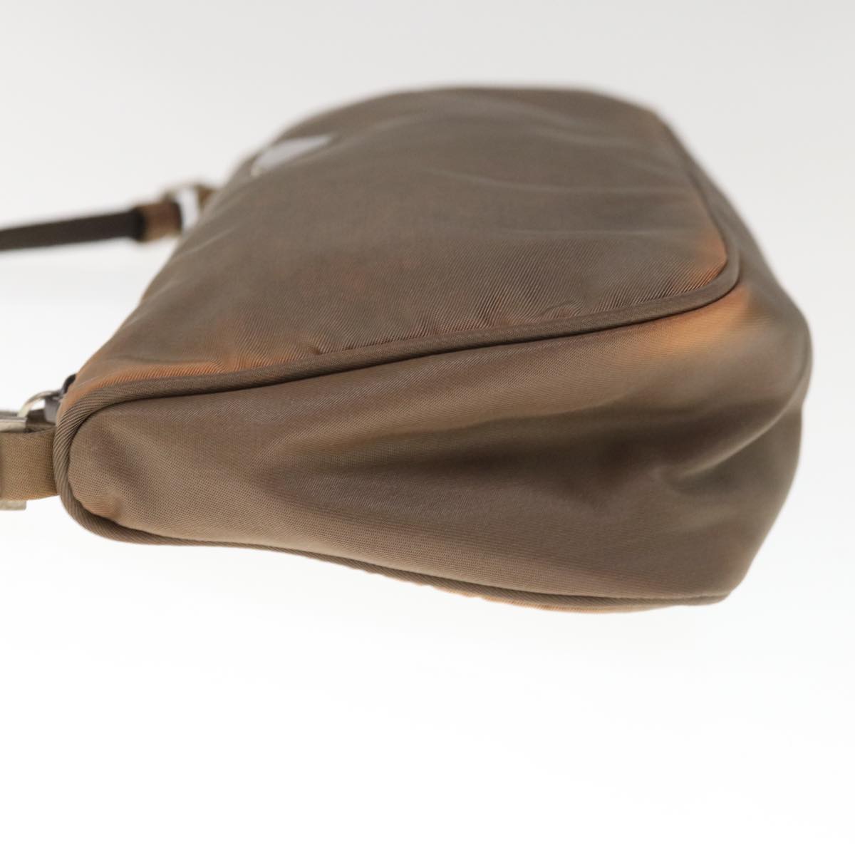 PRADA Accessory Pouch Nylon Brown  65832