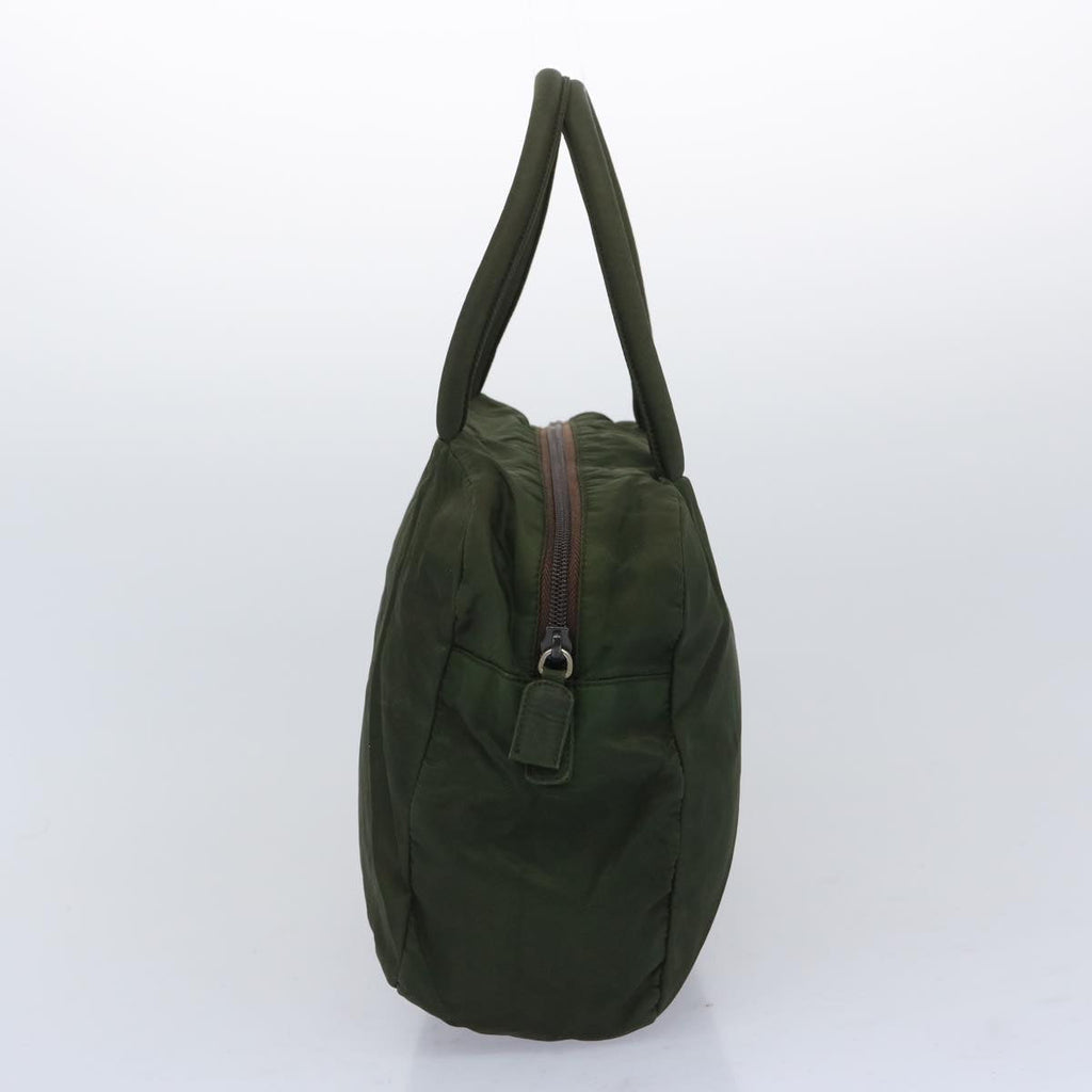 PRADA Hand Bag Nylon Khaki  65836