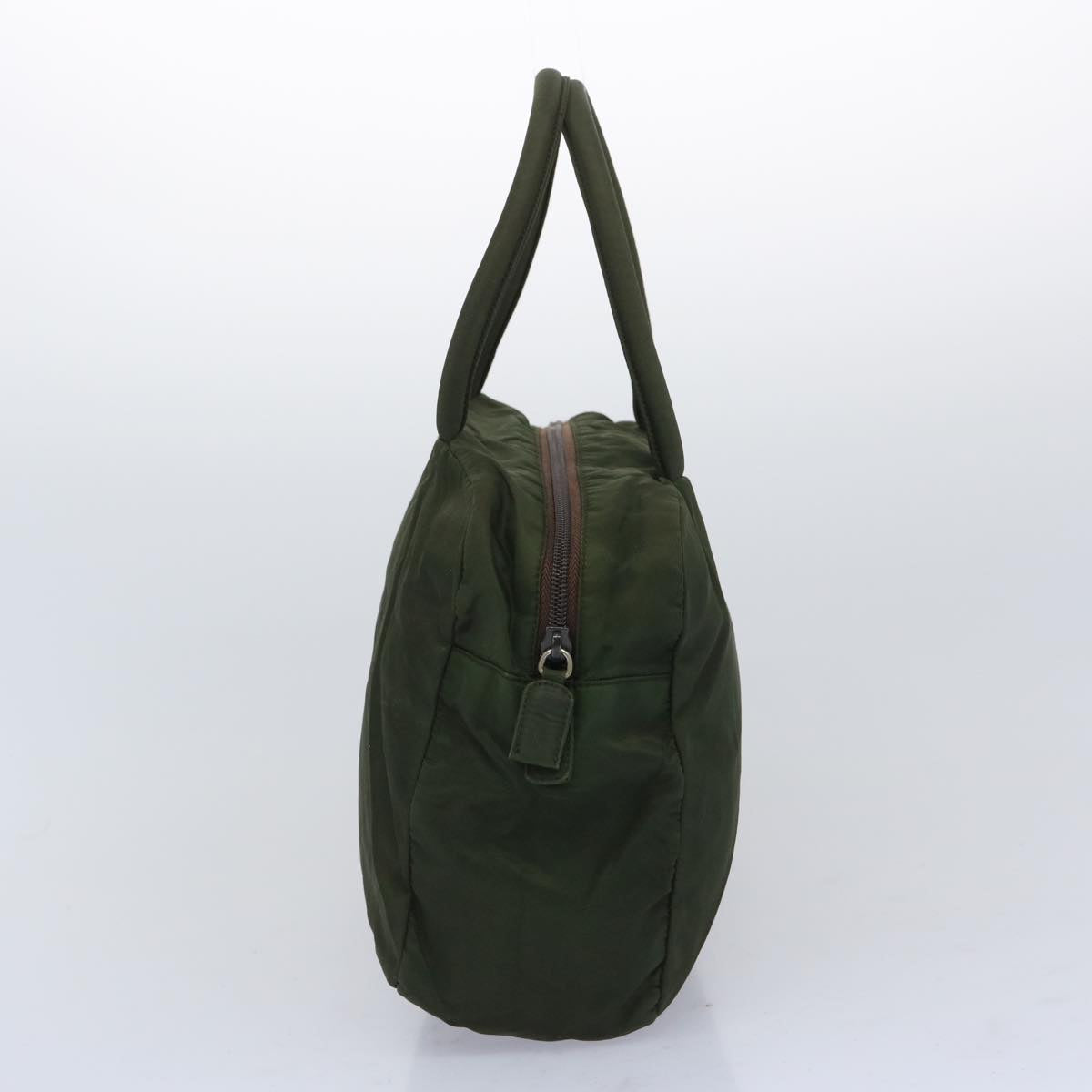 PRADA Hand Bag Nylon Khaki  65836