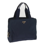 PRADA Hand Bag Nylon Navy  65838