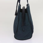 PRADA Hand Bag Nylon Navy  65838