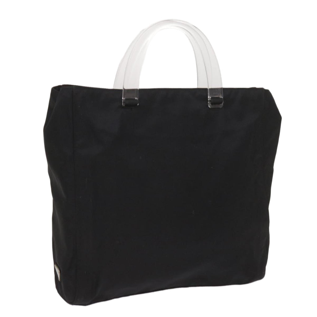 PRADA Hand Bag Nylon Black  65839
