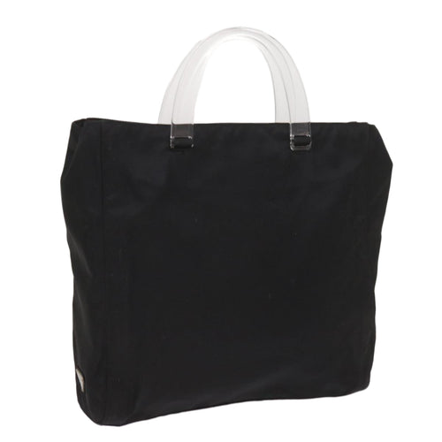 PRADA Hand Bag Nylon Black  65839