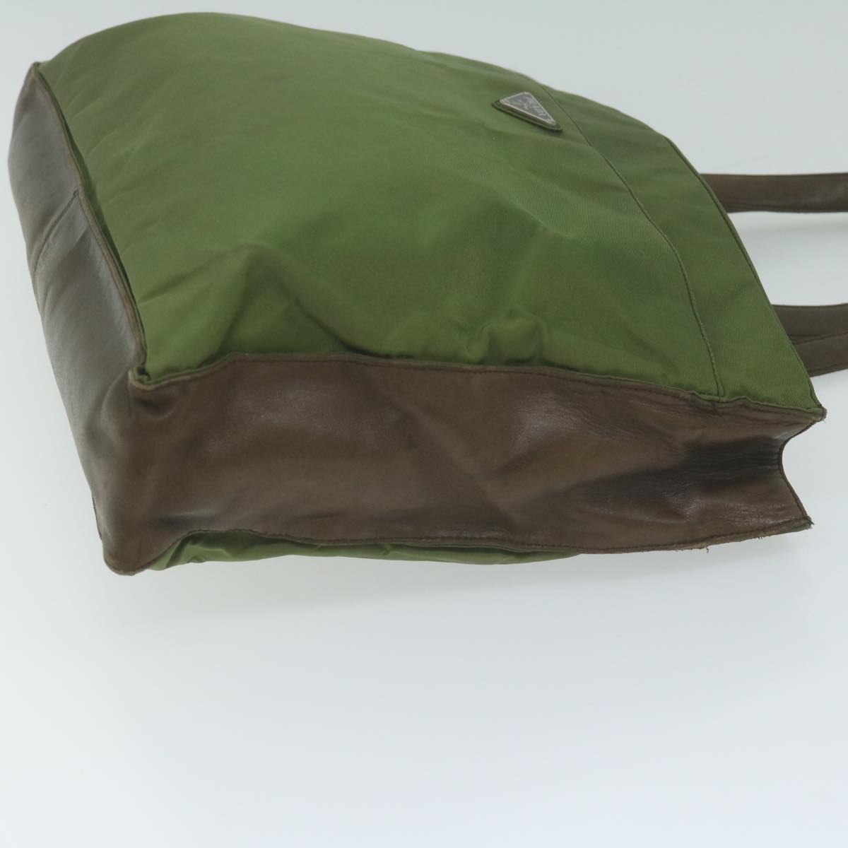 PRADA Shoulder Bag Nylon Khaki  65840