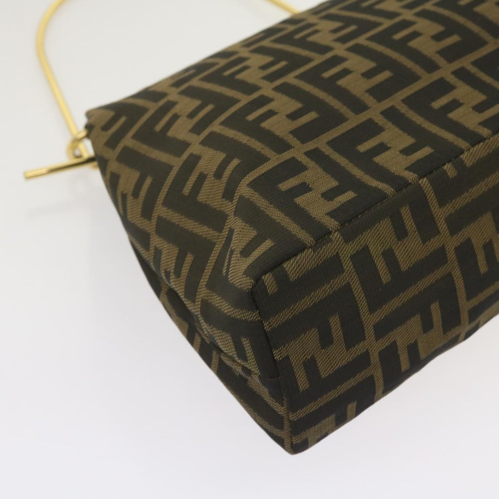 FENDI Zucca Canvas Hand Bag Black Brown65856