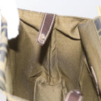FENDI Zucca Canvas Hand Bag Black Brown65856