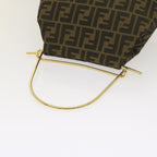 FENDI Zucca Canvas Hand Bag Black Brown65856