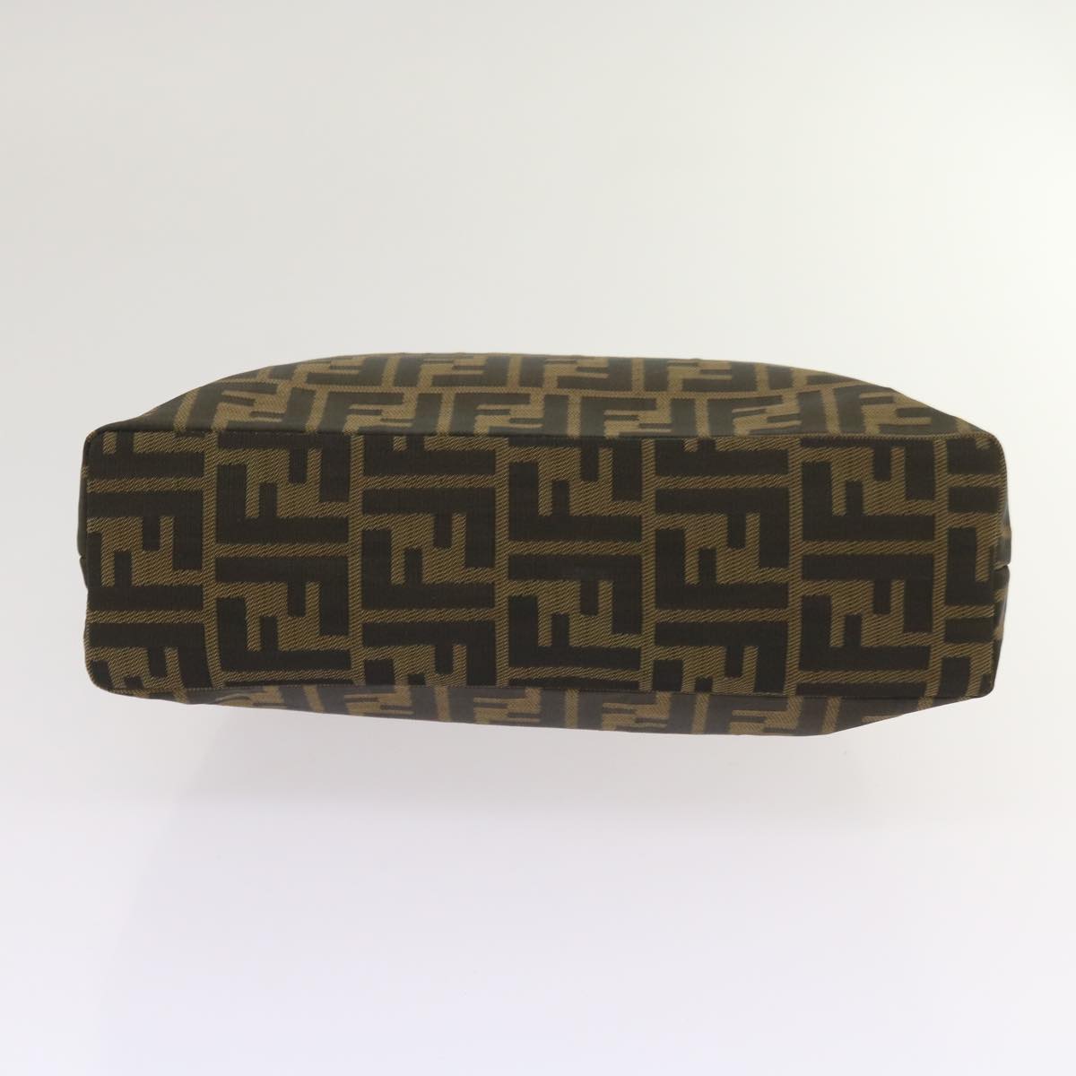 FENDI Zucca Canvas Hand Bag Black Brown65856