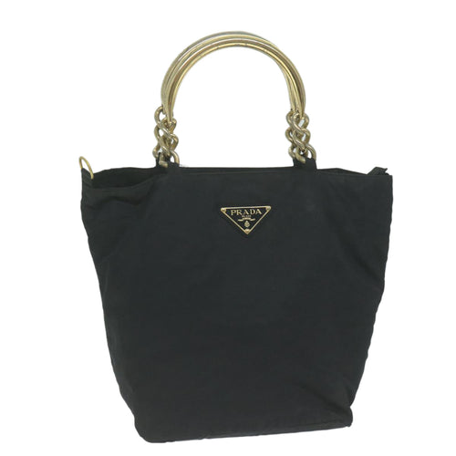 PRADA Hand Bag Nylon Black  65859