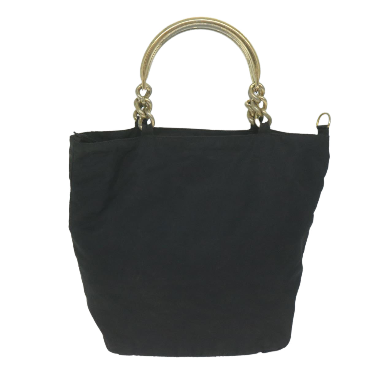 PRADA Hand Bag Nylon Black  65859