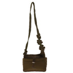 PRADA Shoulder Bag Suede Brown  65860