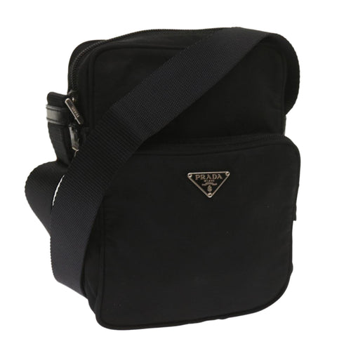 PRADA Shoulder Bag Nylon Black  65880