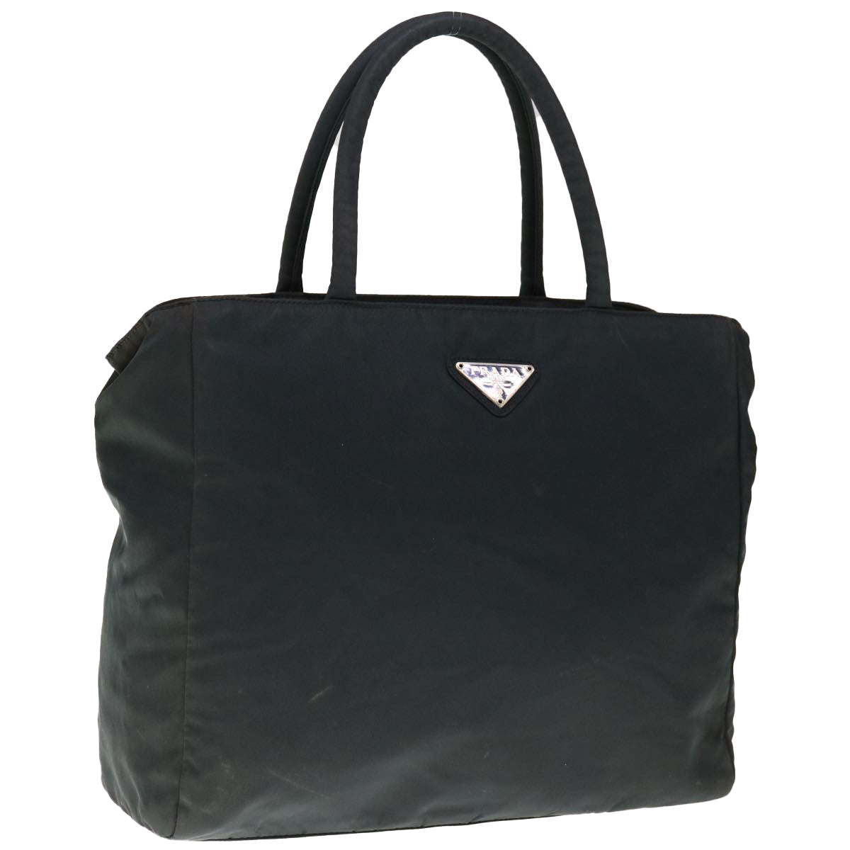PRADA Hand Bag Nylon Black  65884