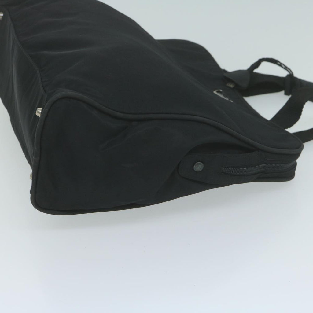 PRADA Hand Bag Nylon Black  65890