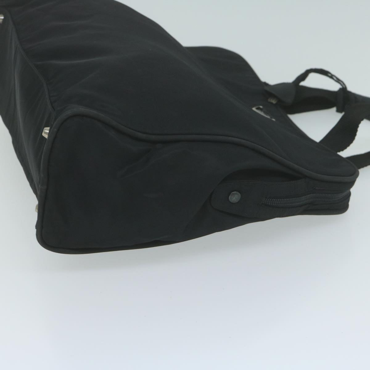 PRADA Hand Bag Nylon Black  65890