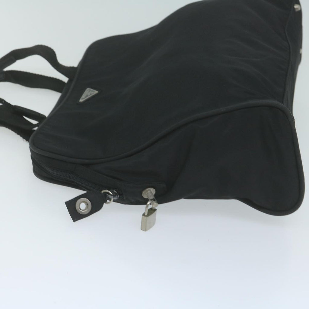 PRADA Hand Bag Nylon Black  65890