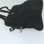 PRADA Hand Bag Nylon Black  65890