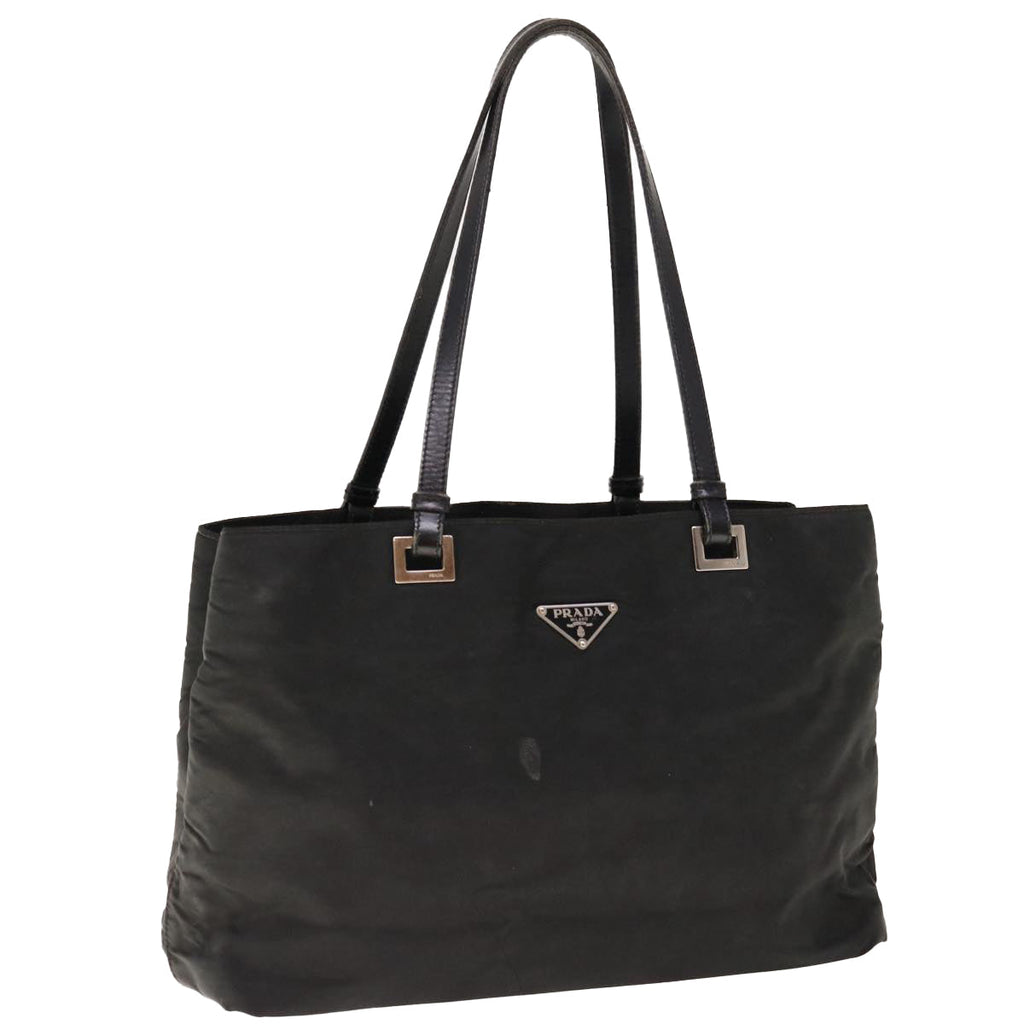 PRADA Hand Bag Nylon Black  65906