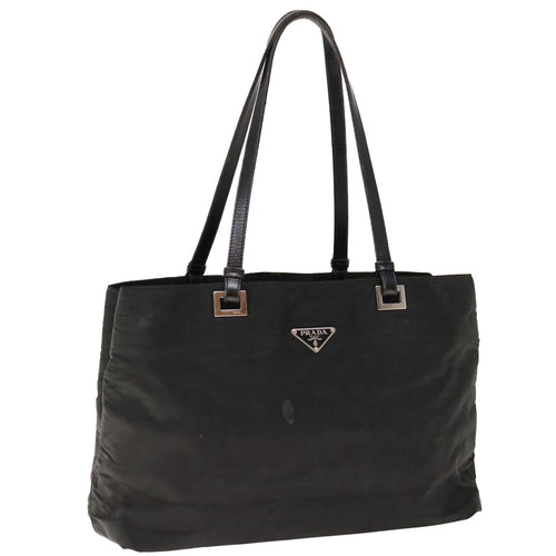 PRADA Hand Bag Nylon Black  65906