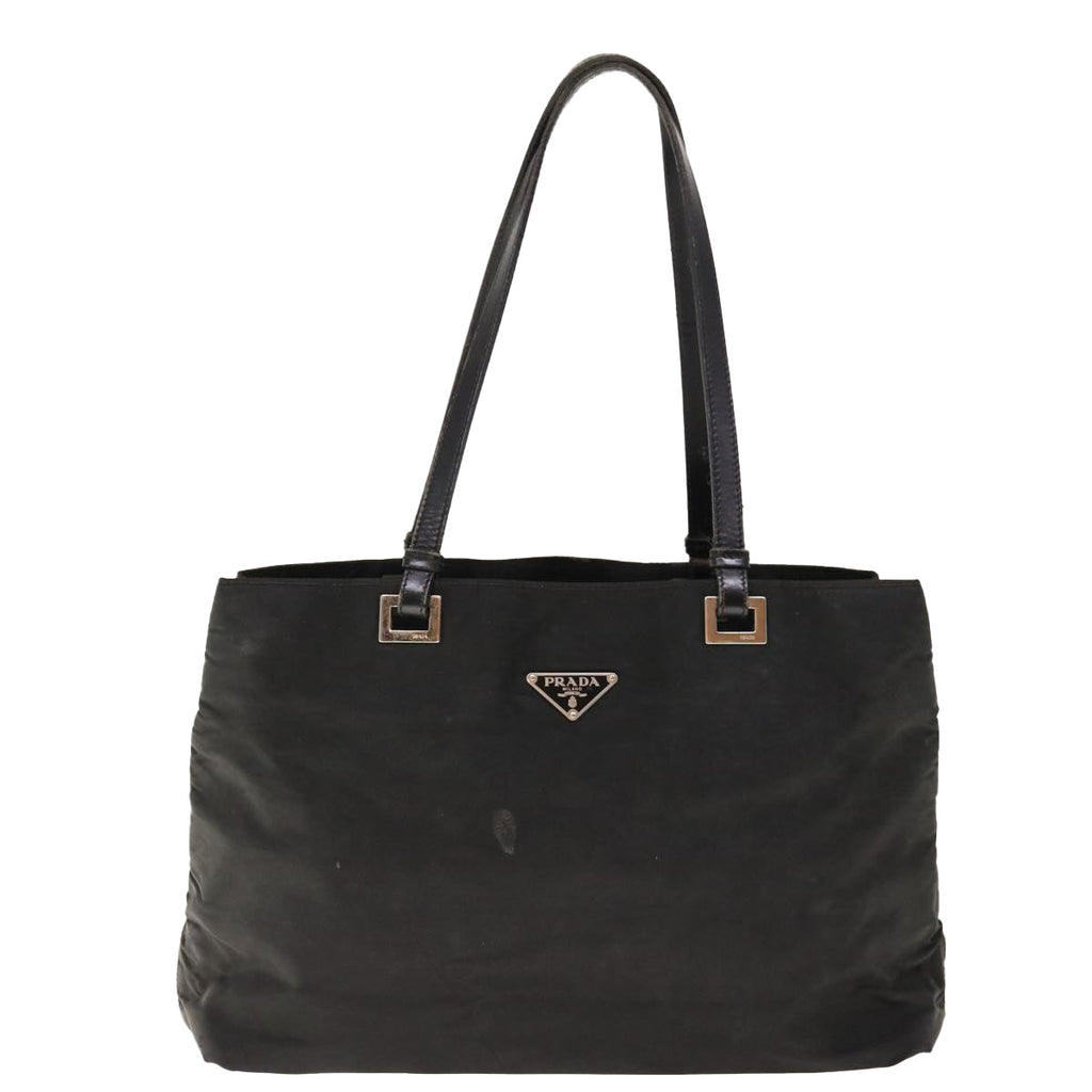 PRADA Hand Bag Nylon Black  65906