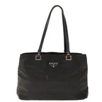 PRADA Hand Bag Nylon Black  65906
