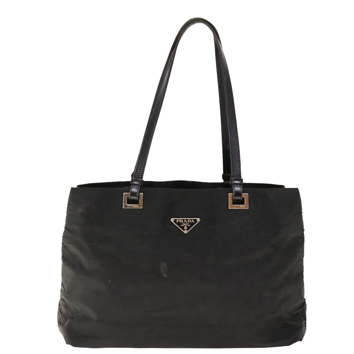 PRADA Hand Bag Nylon Black  65906