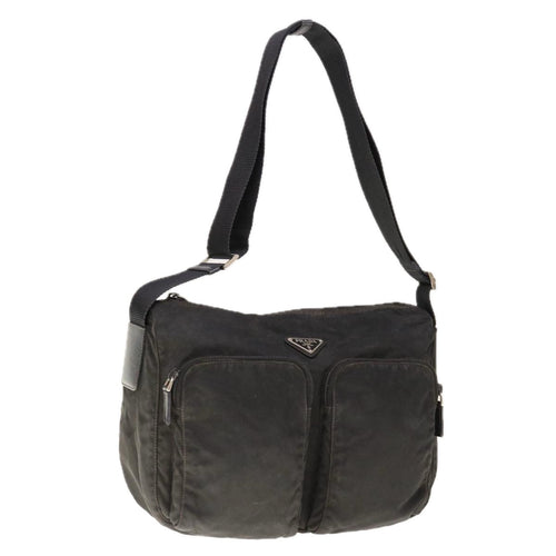 PRADA Shoulder Bag Nylon Black  65909