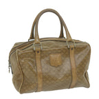 CELINE Macadam Canvas Boston Bag Beige  65912