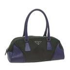 PRADA Hand Bag Nylon Purple  65920