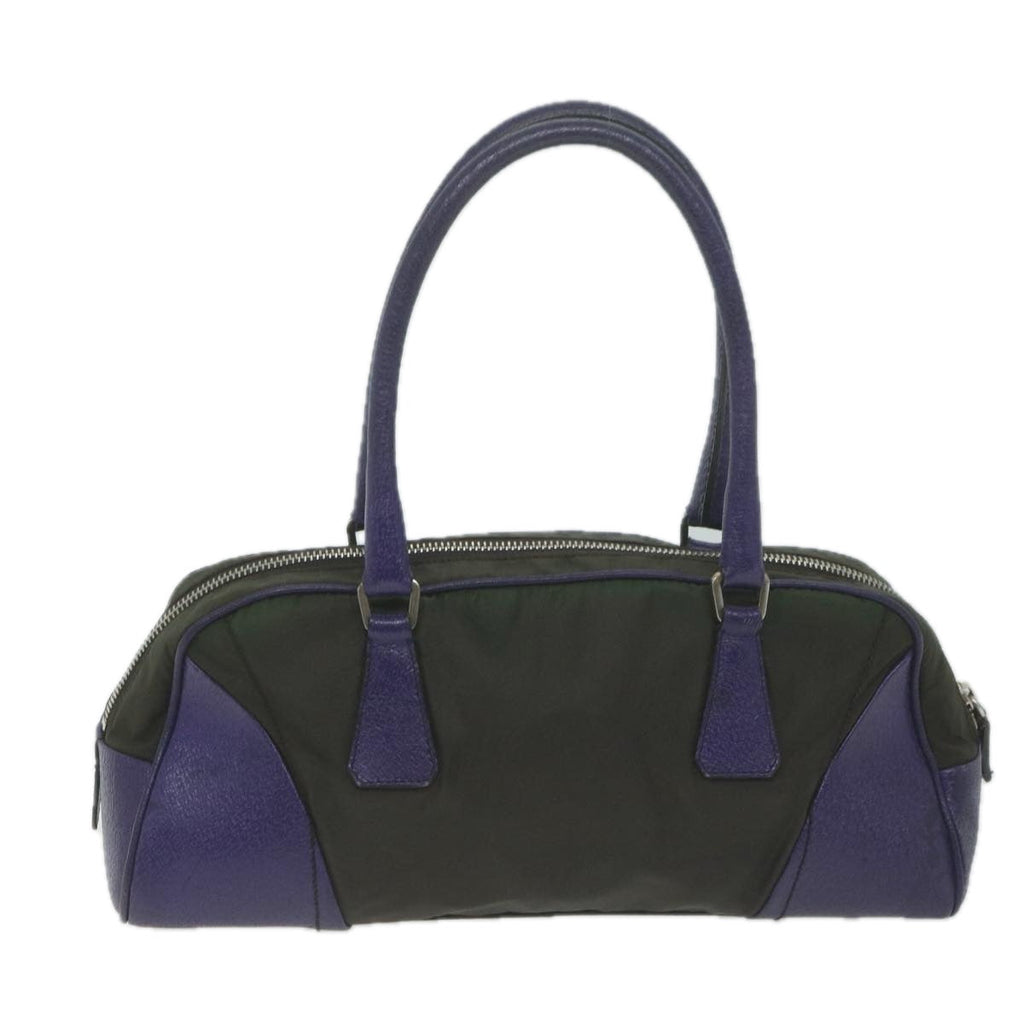 PRADA Hand Bag Nylon Purple  65920