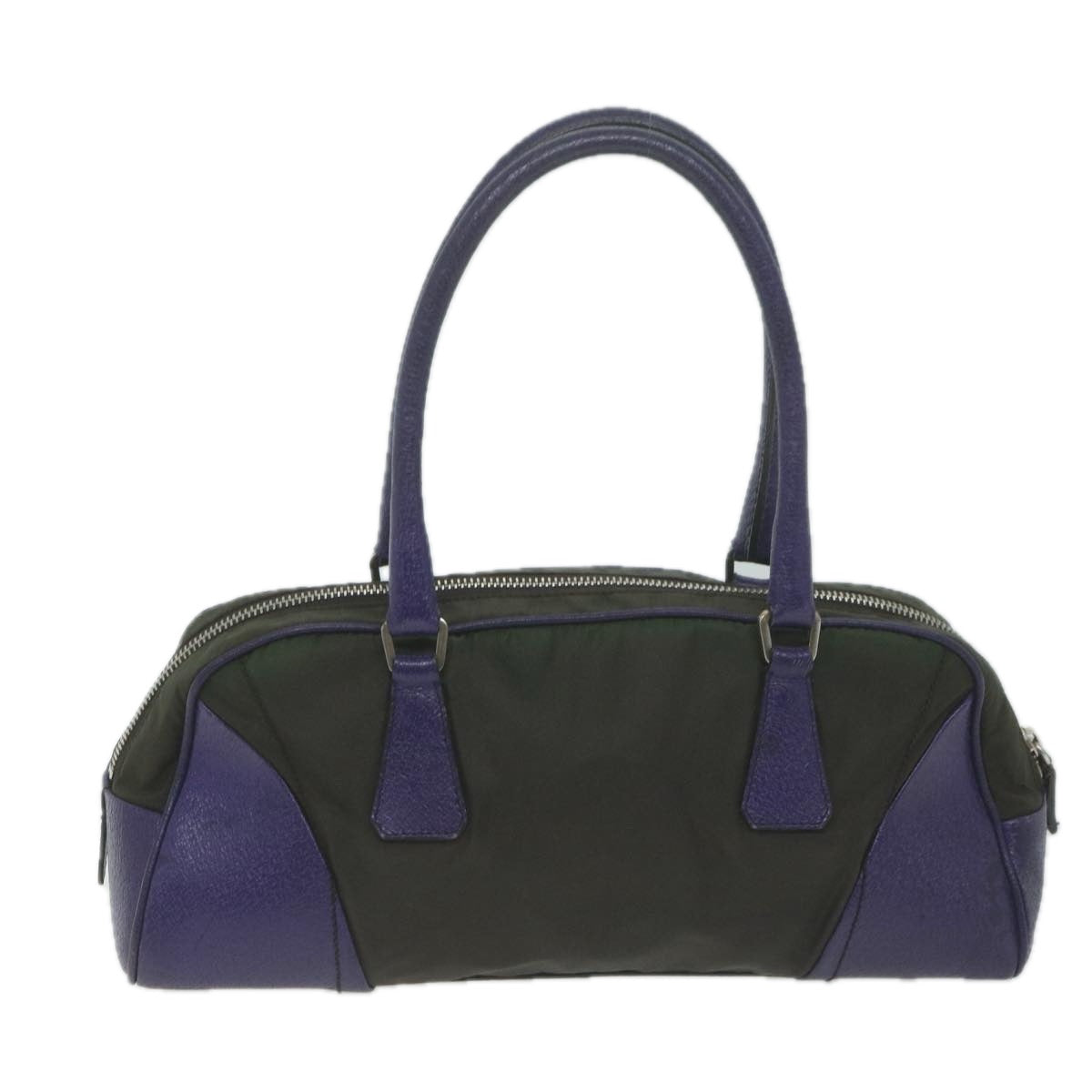 PRADA Hand Bag Nylon Purple  65920