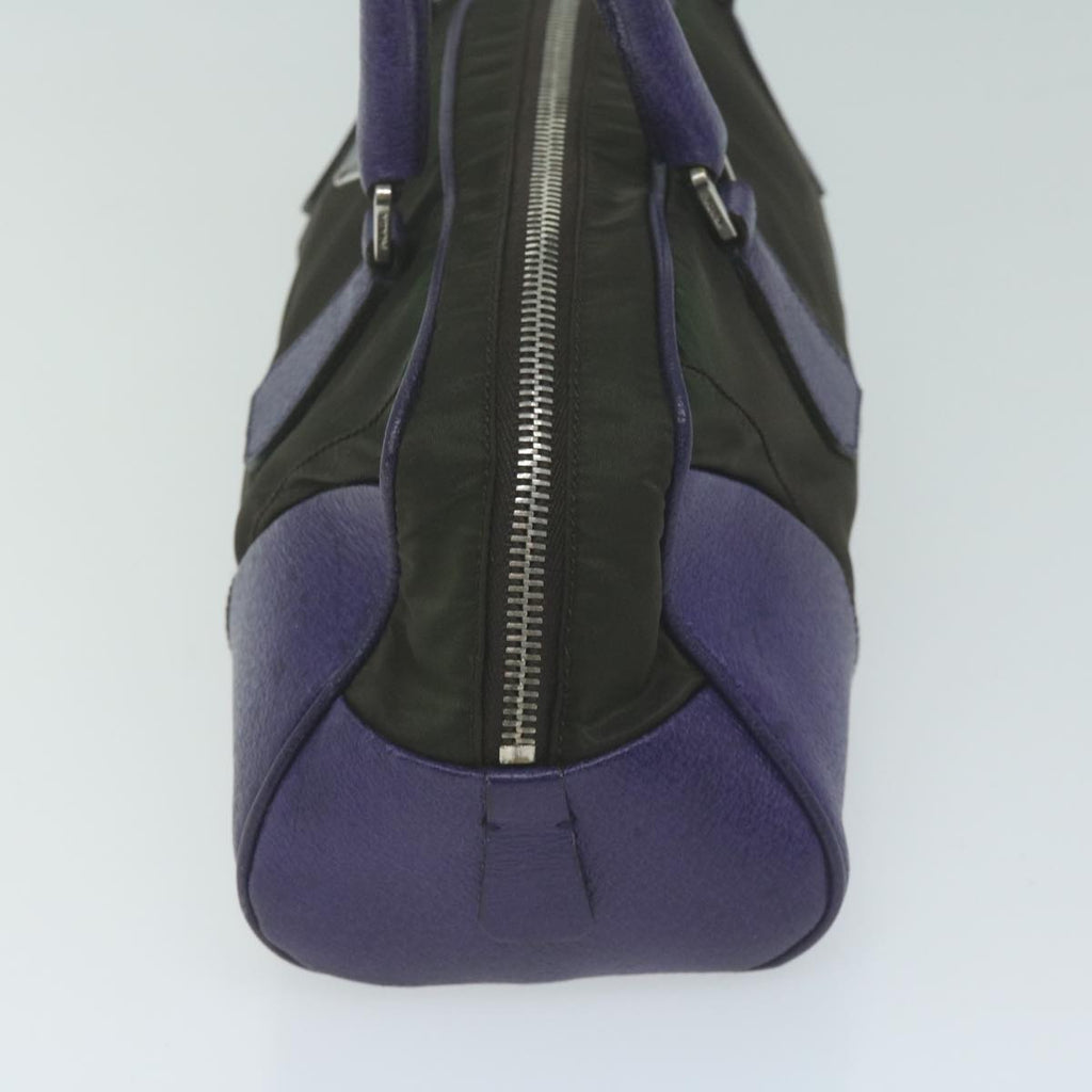 PRADA Hand Bag Nylon Purple  65920