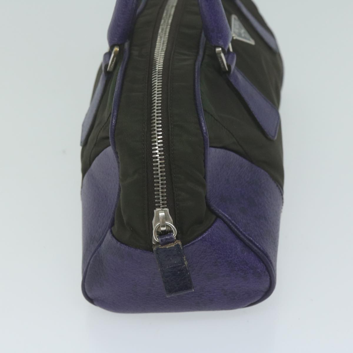 PRADA Hand Bag Nylon Purple  65920