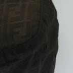 FENDI Zucca Canvas Backpack Brown Black65921