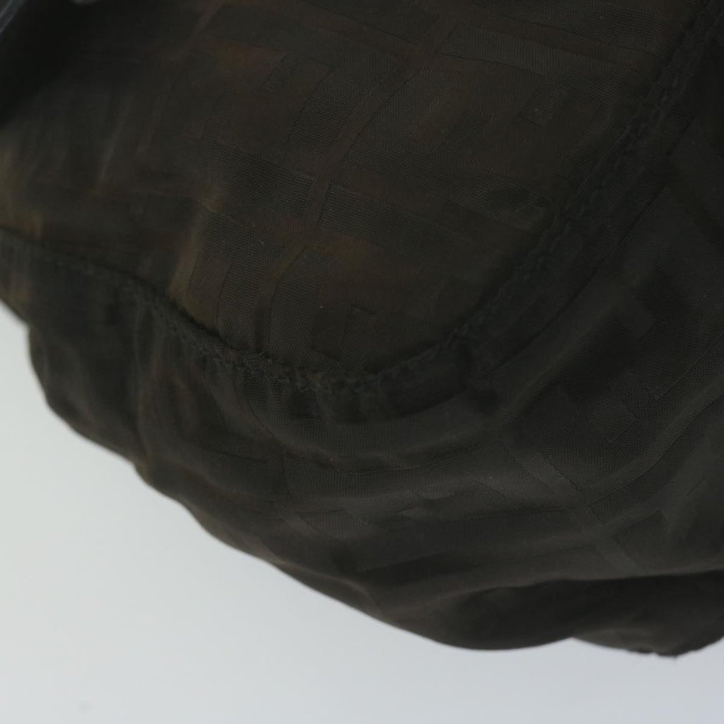 FENDI Zucca Canvas Backpack Brown Black65921