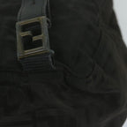 FENDI Zucca Canvas Backpack Brown Black65921