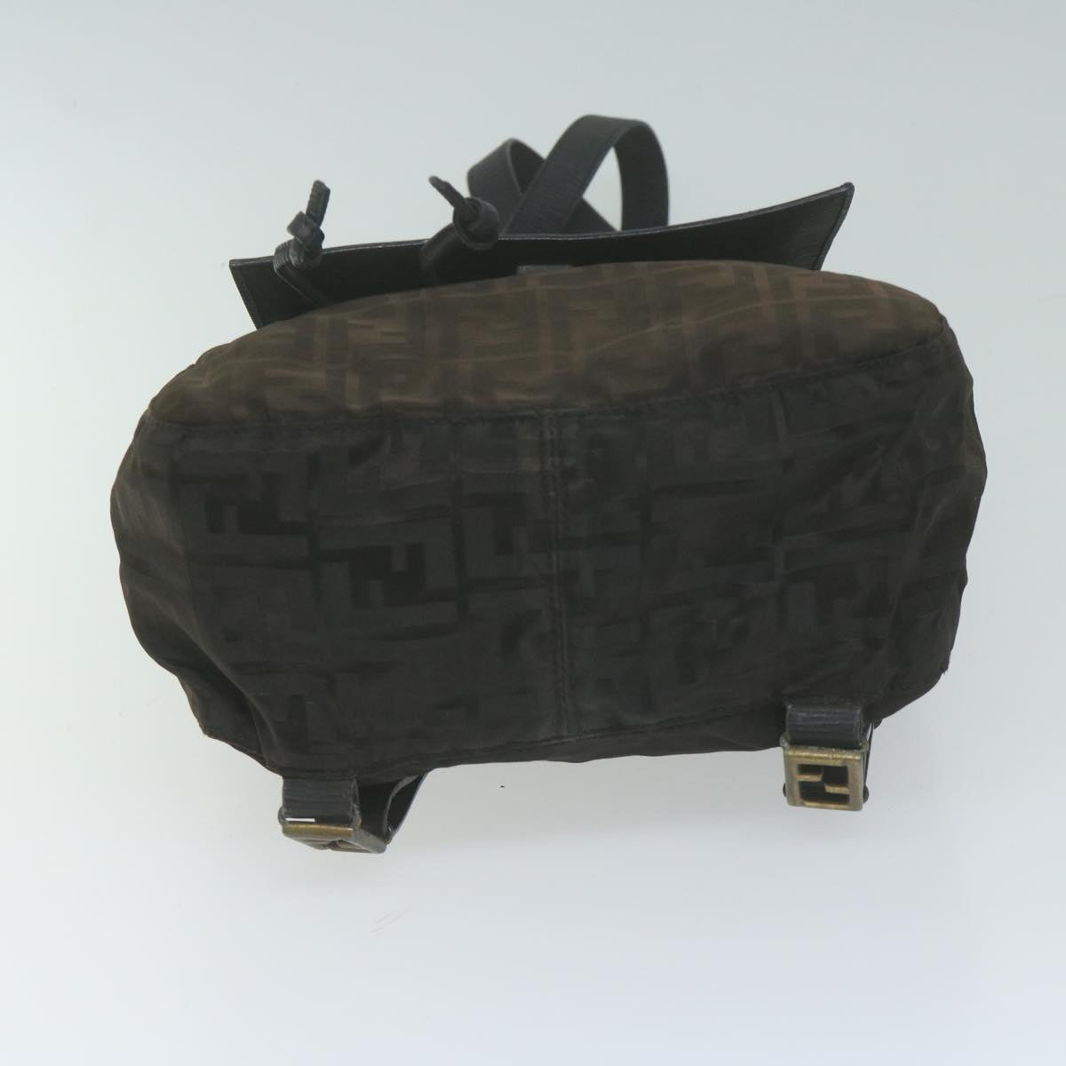 FENDI Zucca Canvas Backpack Brown Black65921
