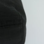 FENDI Zucchino Canvas Hand Bag Black 8BL02565922