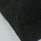 FENDI Zucchino Canvas Hand Bag Black 8BL02565922