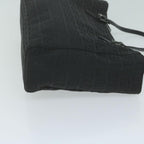 FENDI Zucchino Canvas Hand Bag Black 8BL02565922