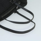 FENDI Zucchino Canvas Hand Bag Black 8BL02565922