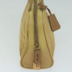 PRADA Hand Bag Nylon Beige  65926