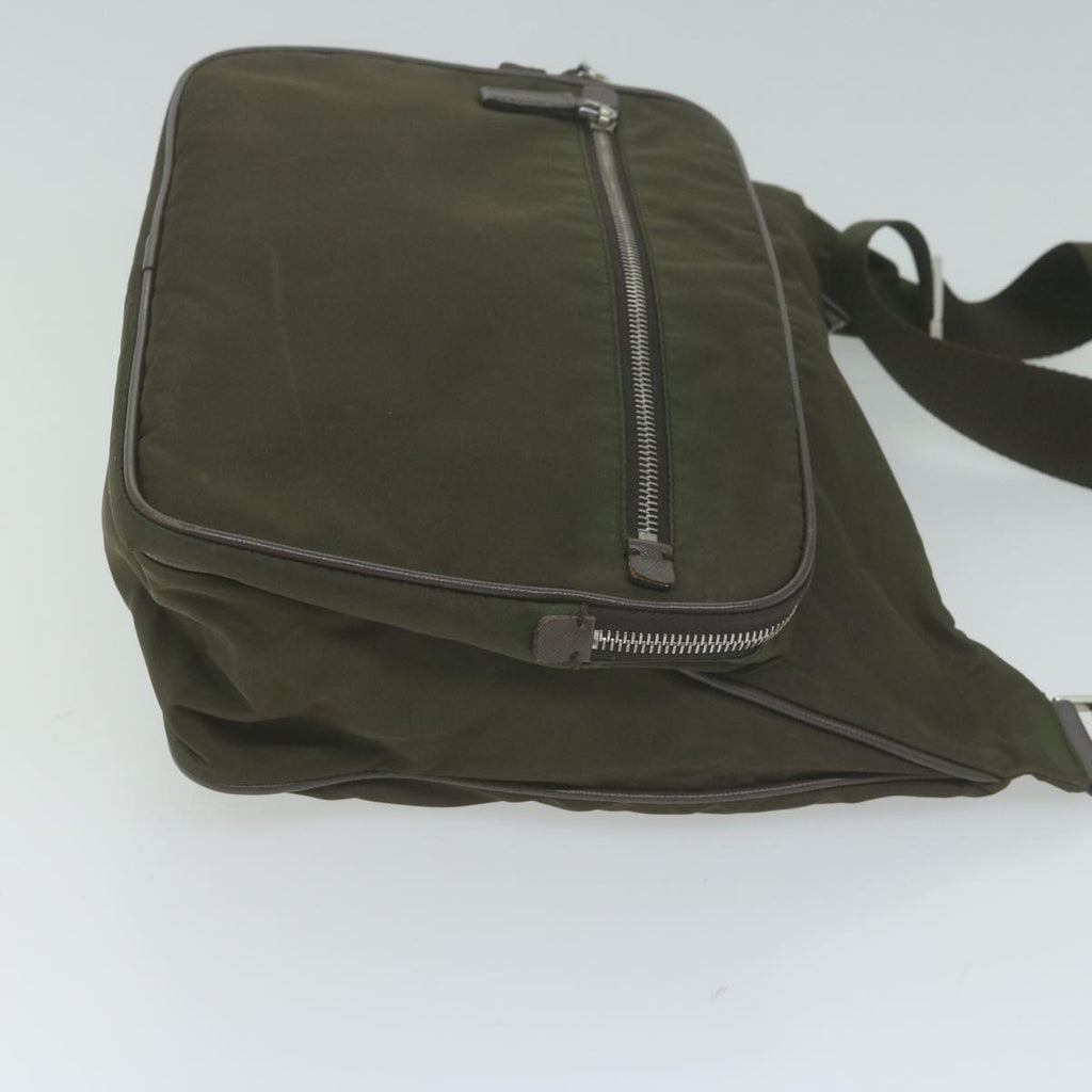 PRADA Shoulder Bag Nylon Khaki  65932