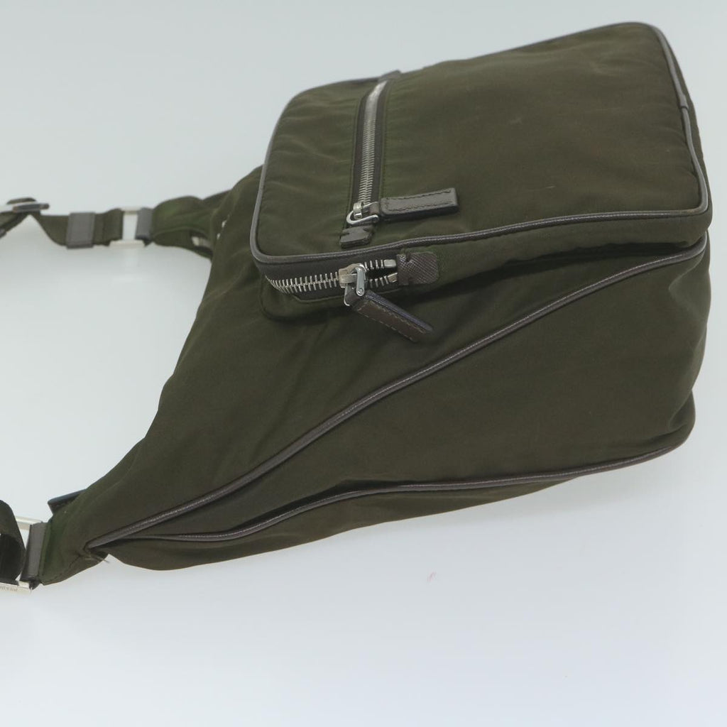 PRADA Shoulder Bag Nylon Khaki  65932