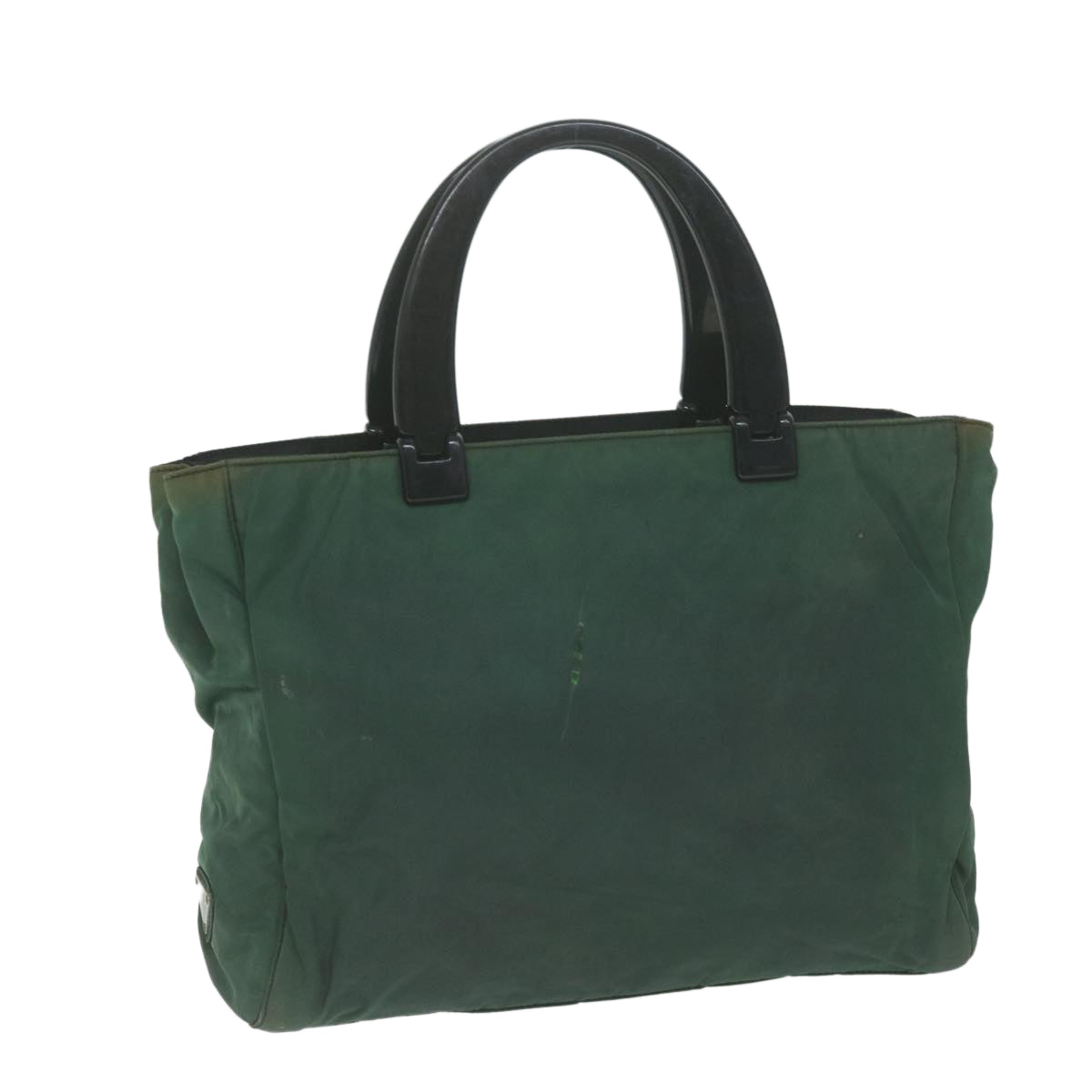 PRADA Hand Bag Nylon Green  65933