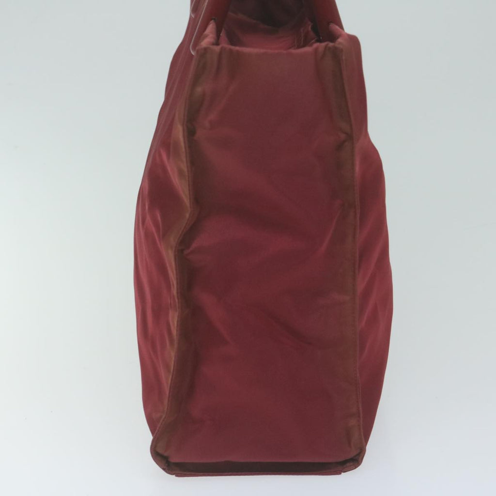 PRADA Hand Bag Nylon Red  65947
